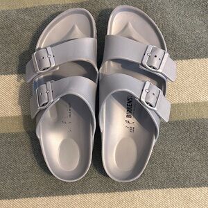 Birkenstock Light Gray Double Strap Sandals